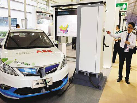 ABB推出首款符合中国电动汽车的快速充电桩