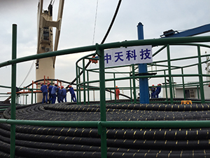 国内首条三芯110kV海底光电复合缆交付使用 国内首条三芯110kV海底光电复合缆交付使用