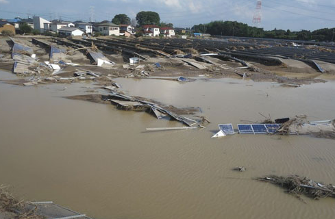 日本鬼怒川决堤致光伏电站浸水 施工或存在问