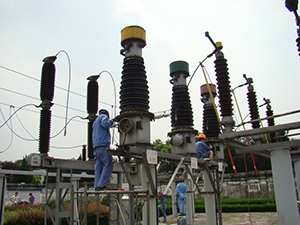 常熟供电公司对古里市镇电缆进行增容改造