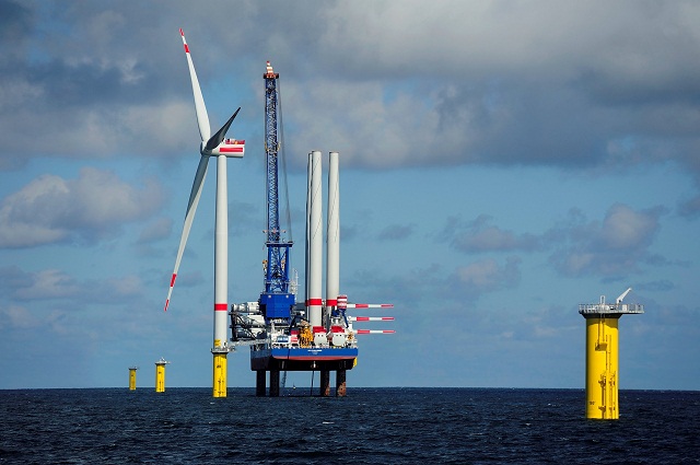 德国最大海上风电场完成阵列电缆安装