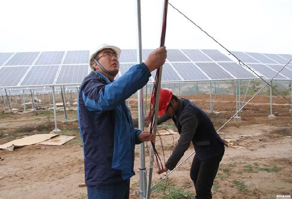 淳化20Mwp农光互补光伏并网发电项目2017年