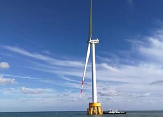 中国海装首个5MW海上风电项目完成调试并网 中国海装首个5MW海上风电项目完成调试并网