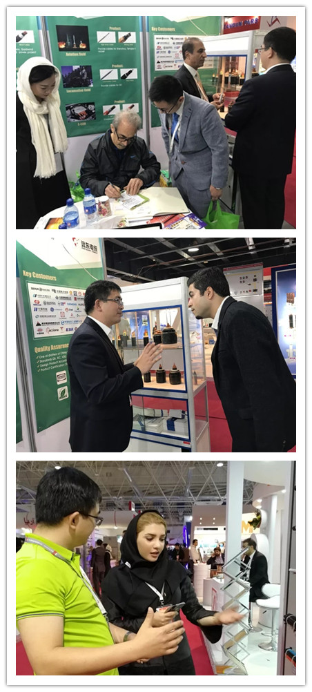 展会现场参展嘉宾驻足交流