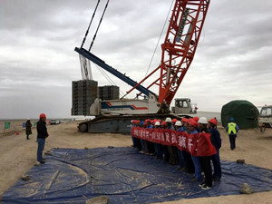华电集团在青海的首个风电项目正式进入安装阶段