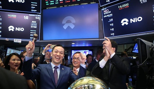 中国新能源车企蔚来汽车登陆纽交所 中国新能源车企蔚来汽车登陆纽交所