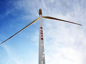 大唐青海公司茫崖风电项目25台风机全部并网发电
