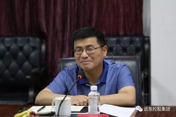 胡三男在会上发言