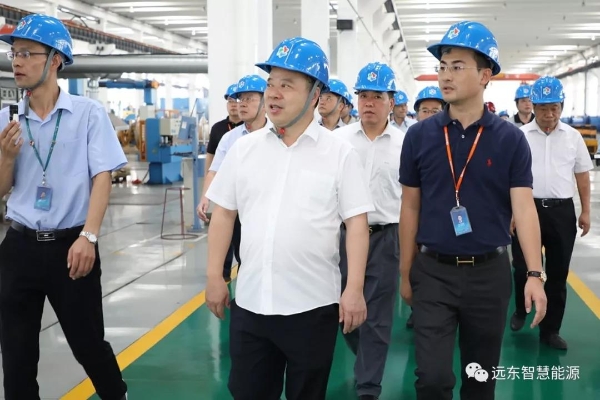 来访领导参观厂区 来访领导参观厂区