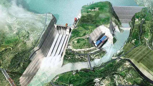 中企承建的巴基斯坦卡洛特水电站座环吊装完成 中企承建的巴基斯坦卡洛特水电站座环吊装完成