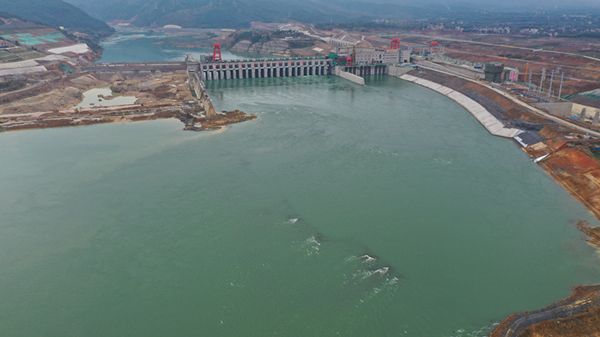 广西大藤峡水利枢纽首台机组一次性开机成功 广西大藤峡水利枢纽首台机组一次性开机成功