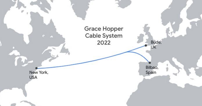 gracehopper海底光缆拟于2022年投入商业运营